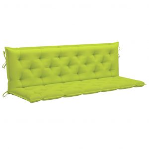 VidaXL Coussin de balancelle Vert vif 180 cm Tissu