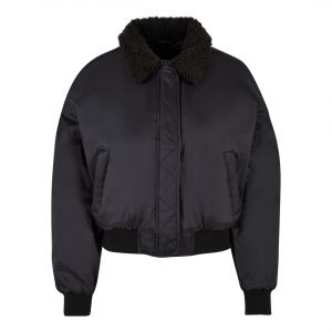 Urban classics Pilot Bomber Black - Veste - noir - S - 100% Polyester,100% Polyamide,Synthétiques