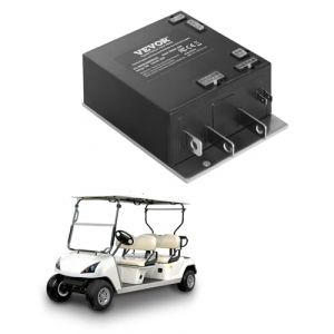 VEVOR Contr&ocirc;leur de Vitesse de voiturette de Golf, 36 V 350 A, Remplacement du contr&ocirc;leur de Moteur CC pour EZGO TXT 2000-2009, Protection IP65, bo&icirc;tier en Alliage d'alu et ABS, pour 1206MX-4301