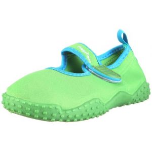 Image de Playshoes Souliers de Sports Aquatiques avec Protection UV Classic, Chaussures pour Piscine et Plage Mixte Enfant, Vert