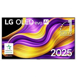 LG OLED83G54LW.AEU OLED evo Noir Profond + support mural inclus 120 Hz 4K 210 cm IA 2025