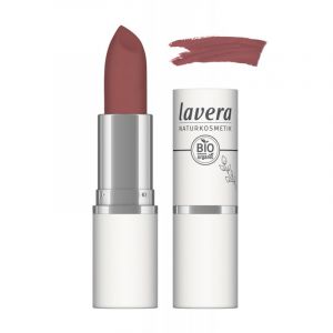 Lavera Velvet Matt Lipstick - Auburn Brown 02 - Rouges à lèvres - Cosmétiques naturels - sans silicone - Beurre floral bio & Huile de tournesol bio - 4,5g