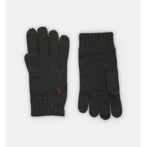 Ralph Lauren Gants côtelés logo brodé laine