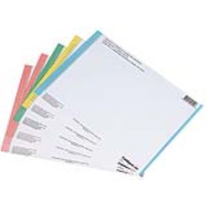 L'Oblique AZ Paquet de 10 &eacute;tiquettes n&deg; 0 pour dossiers suspendus tiroir format A4