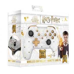 Freaks and Geeks Manette Switch Bluetooth Sans Fil Harry Potter Blanche Hedwige Nintendo Switch