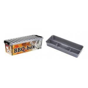 Sunware Boite Q-line BBQ-Box avec insert compartimenté 9,5 L