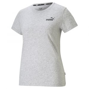 Image de Puma Tee Shirt Mc - Ess Small Logo Tee - Gris Femme S