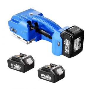 Cercleuse electrique pour sangles pp pet 0,89-1,6 cm, outil de cerclage portable avec affichage numerique, machine a cercler automatique alimente par