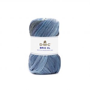 Dmc Pelote de Laine BRIO XL - 100g : Laine Épaisse Multicolore pour l'Hiver(...) - 402 Bleu