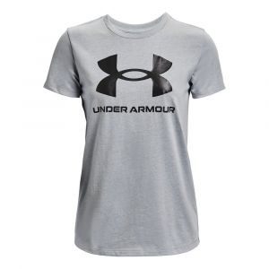 Under Armour T-shirt à manches courtes UA Sportstyle Graphic pour femme Gray - Taille MD