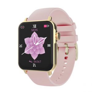 Smarty Montre connect&eacute; Femme SW035F05 Bracelet Silicone Rose