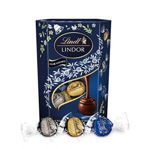Lindt Cornet LINDOR - Assortiment de Chocolats Noirs, Id&eacute;al pour P&acirc;ques, 200g