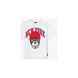 Le Temps des Cerises T-shirt enfant T-shirt hirabo blanc imprimé