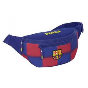 Safta F.C. Barcelone 1&egrave;re &eacute;quipe 25/26 - Sac Banane avec Poche ext&eacute;rieure, id&eacute;al pour Les Jeunes et Les Enfants de diff&eacute;rents &acirc;ges, Confortable et Polyvalent, qualit&eacute; et r&eacute;sistance, 23 x 9 x 12 cm