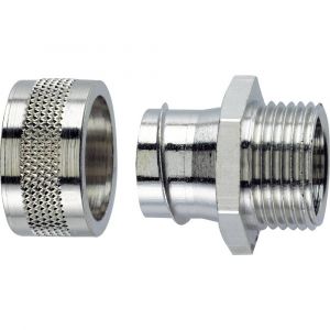 Image de Lapp Raccord de gaine Ø intérieur: 16.90 mm SILVYN LGF-2-M 20X1.5/2 55502022 argent M20 droit 1 pc(s)