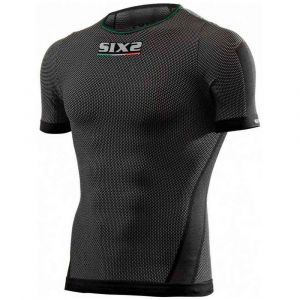 Sixs Maillot De Corps Manche Courte Ts1l Breezytouch M-L Black Carbon