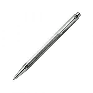 Caran d'Ache Ecridor Chevron Ballpoint Pen Palladium Coated