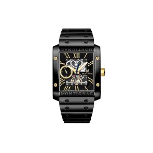 Montignac Montre Homme - MOW1204 Bracelet Acier Noir