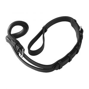Horze Lanière de croupière, pour selle mixte - Noir - Taille: Poney