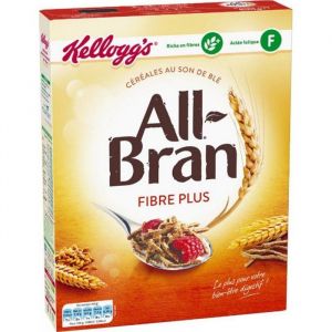 Kelloggs All Bran Fibre Plus 500g (lot de 3)