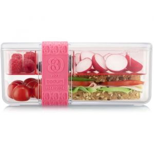 Bodum Lunch Box Compartiment&eacute;e - Topee - Avec Couverts - Bubblegum