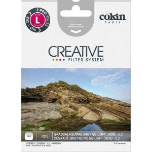 Cokin Filtre Z121L Dégradé Gris G2 Light ND2 (0.3)