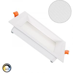 Dalle LED Carrée Slim 10W CCT Sélectionnable Microprismatique (UGR17) LIFUD Coupe 110x110mm No Flicker CCT 120 mm