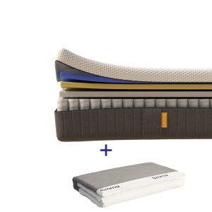 Pack Matelas et Prot&egrave;ge-matelas 90x200