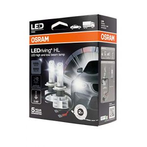 Osram 67210CW LEDriving HL, Off-Road ? H7, Feux de Croisement et de Route &agrave; LED, bo&icirc;te Pliante (2 Lampes), Blanc Froid
