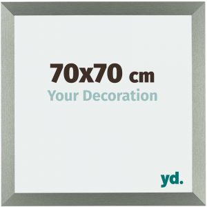 Your Decoration - 70x70 cm - Cadres Photo en mdf Avec Verre acrylique - Anti-Reflet - Excellente Qualit&eacute; - Champagne - Cadre Decoration Murale