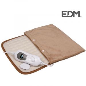 EDM Double Pad Électrique avec Couvercle 100W 40x50cm