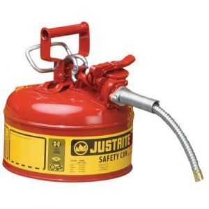 Justrite - Récipient de sécurité avec flexible métallique,