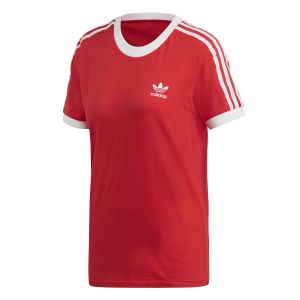 Image de Adidas Tshirt 3 Stripes Originals Rouge - Taille 34