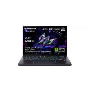 Acer Gaming Predator Triton 14 AI PT14-52T-98ZQ 14.5" Ecran tactile 120Hz Intel Core Ultra 9 32 Go RAM 1 To SSD Nvidia GeForce RTX 5070 Noir