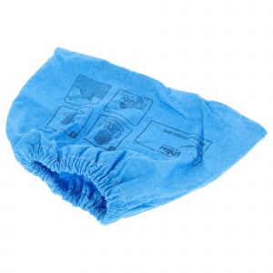 Vhbw Filtre textile compatible avec Einhell Inox 1400 / AS, 30 A, 1100, 1250 / 1 aspirateur sec et humide - Sac filtrant, lavable bleu