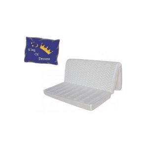 Image de Matelas BZ 160x200 Mousse Poli Lattex Indéformable Tissu Strech très résistant Hauteur 10 cm Soutien Très Ferme + Oreiller à Mémoire de Forme valeur 89 Euros OFFERT 160x200 TECHNO10 King of Dreams
