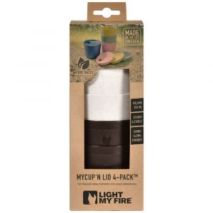 Light my fire Mycup´n Lid Short 250ml 4 Pack One Size Nature