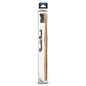 Image de The Humble Co. Brosse à dents en Bambou Adulte Souple noire