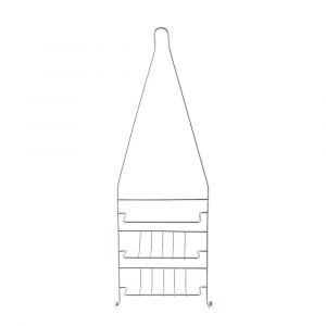 MSV Tagère de douche à étage Chrome - Chromé