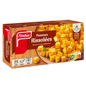Findus Pommes Rissol&eacute;es Dor&eacute;es Et Croustillantes - La Boites De 590g