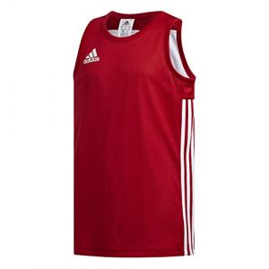 Adidas Mixte enfant 3g Spee Rev Jrs T shirt sans manches, Rouge/Blanc (Rojpot/Blanco), 152 EU