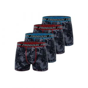 Freegun Boxer Homme Coton, Caleçon Homme Camouflage, Stretch & Respirant