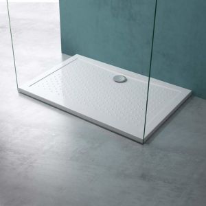 Mai&mai - Receveur de Douche Anti Glisse Bac à Douche Blanc 70x100x4cm Rectangulaire Lucia02AR