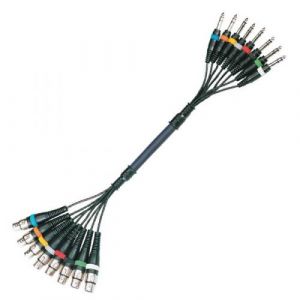 Yellow Cable Octopaires jack stereo male-xlr femelle-5m