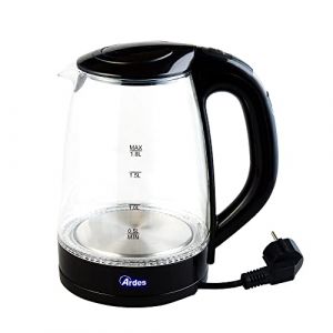 Ardes Bouilloire en verre AR1K47 - Spegnimento Automatico - Luci Led Blu