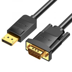 Câble convertisseur Vention DisplayPort mâle vers VGA mâle, 2 m, noir