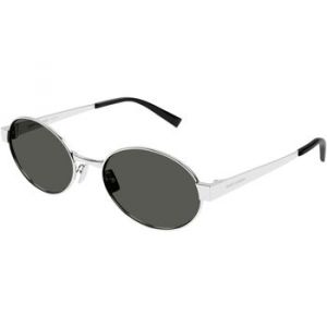Saint laurent Femme SL 692 002 Lunettes de soleil Métal Argent Gris Ronde