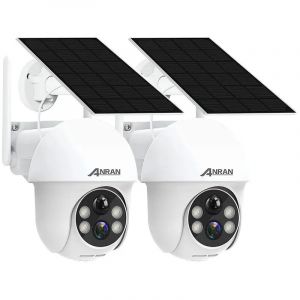 ANRAN 2 pièces caméra de surveillance détection Humain PIR APP gratuite CloudEdge ou ANRAN Q1
