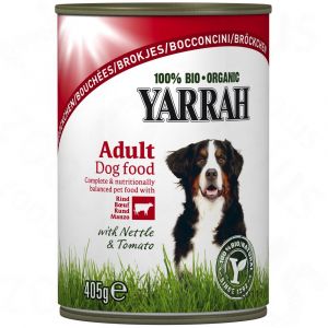 Image de Yarrah Bouchées Chiens au Boeuf 405 g