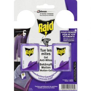 Raid Gel anti-mites Senteur Lavande